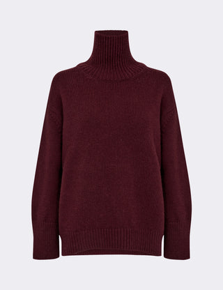 LR-PERLE 3 Pullover Bordeaux