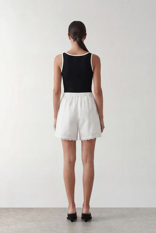 LR-ROW 3 Shorts Off white