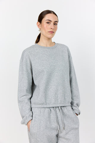 LR-NUKA 13 Sweatshirt Ljusgrått