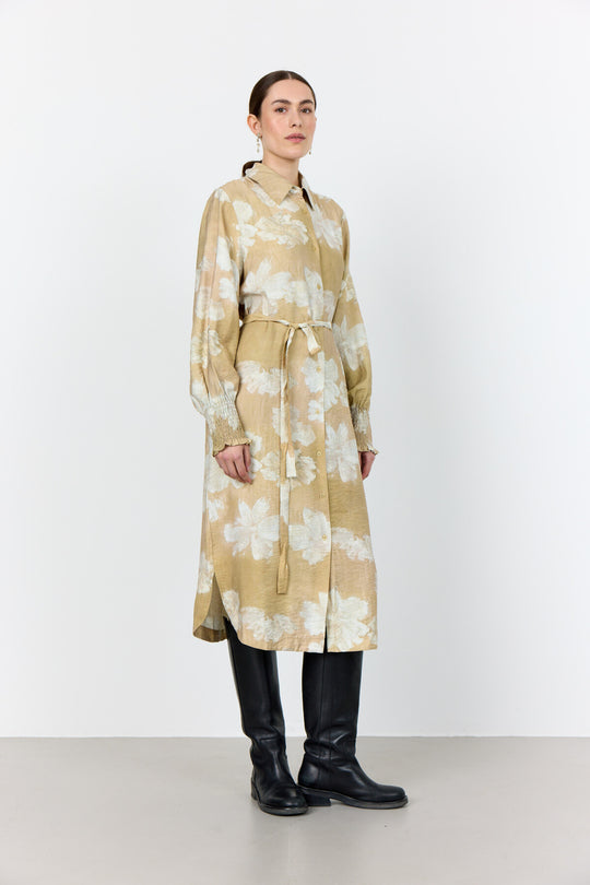 LR-NIKKI 2 Klänning Mörk sand