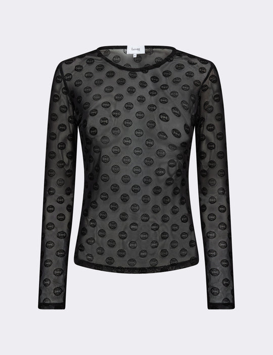 LR-TELA AOP 1 T-shirt Svart