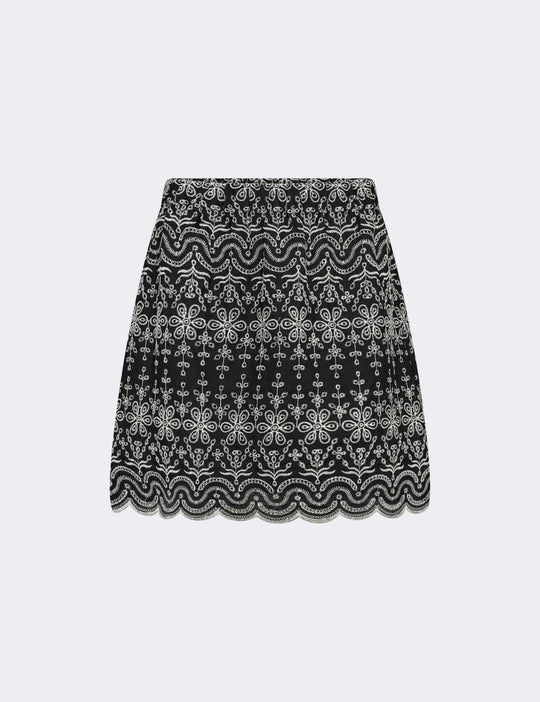 LR-ROSALINA 4 Kjol Svart