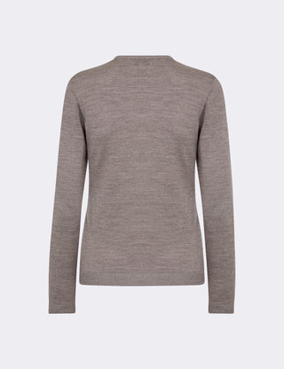 LR-ISMAILA 2 Pullover Ljusbrun