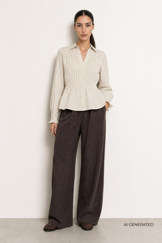 LR-TESS 2 T-shirt Ljus sand