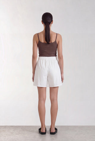 LR-ROSE 3 Shorts Off white