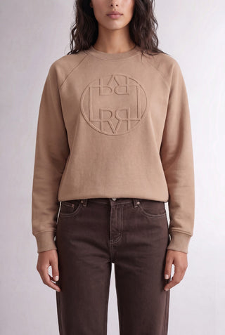 LR-NUKA 11 Sweatshirt Ljusbrun