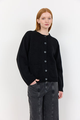 LR-PERLE 9 Cardigan Svart