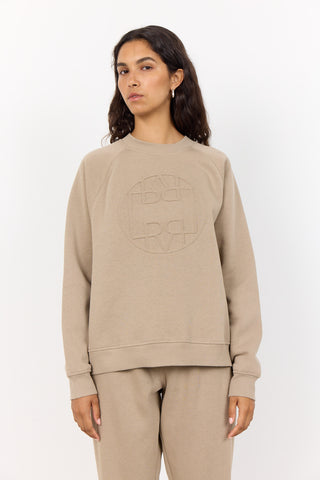 LR-NUKA 11 Sweatshirt Mörk sand