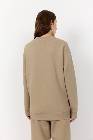 LR-NUKA 12 Sweatshirt Mörk sand