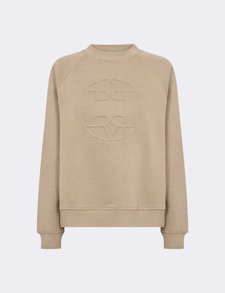 LR-NUKA 11 Sweatshirt Mörk sand