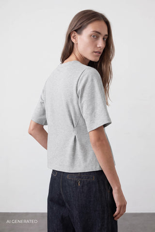 BL-ALONA ART 3 T-shirt Ljusgrått