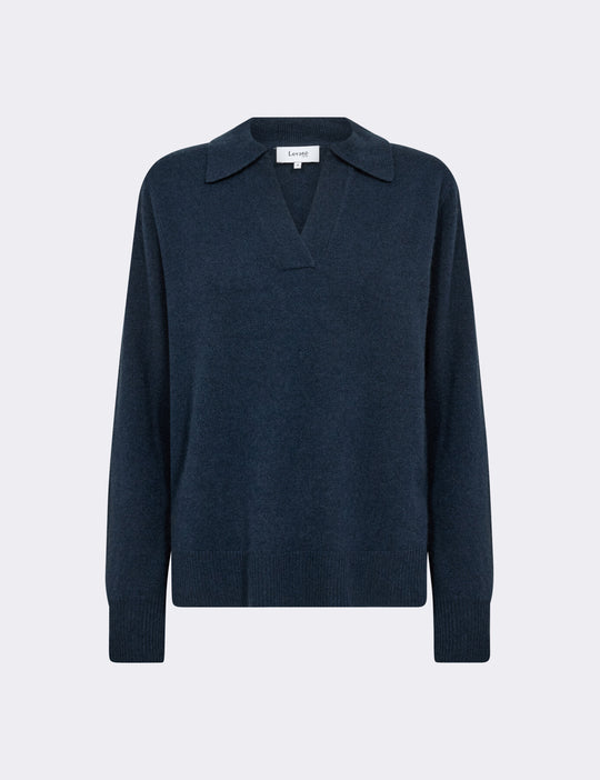 LR-ELOISE 5 Pullover mörkblå