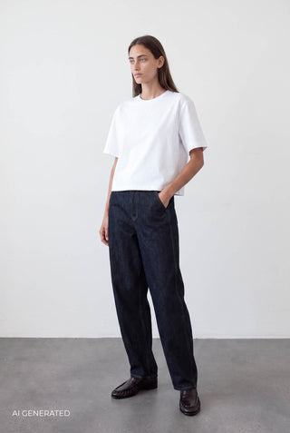 BL-ALONA ART 1 T-shirt Vit