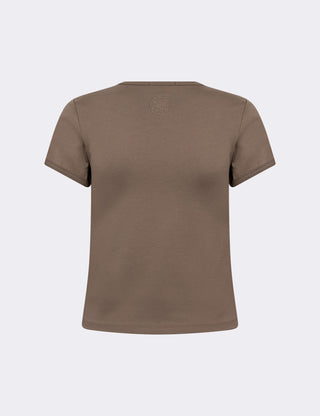 LR-PALOMA 6 T-shirt Mörkbrun