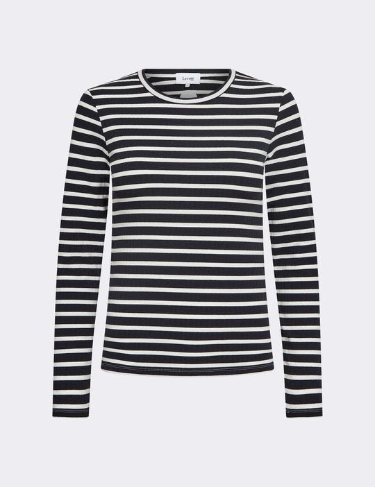 LR-NEDDIE 2 T-shirt mörkblå