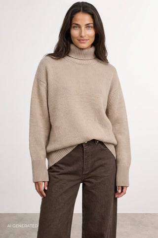 LR-PERLE 3 Pullover Sand