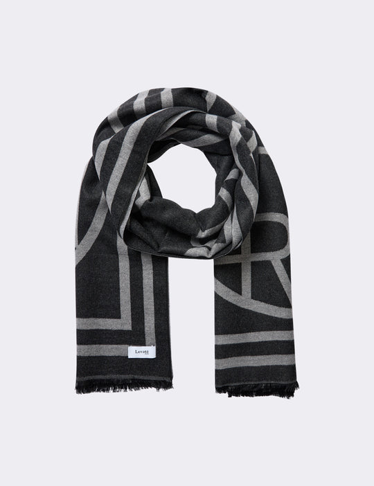 LR-HARTLEY 1 Scarf Svart
