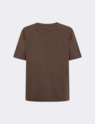 LR-KIS 1 T-shirt Mörkbrun