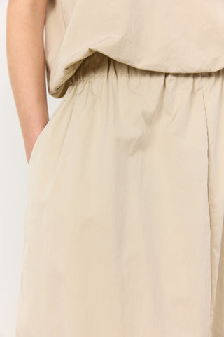 LR-LEA 2 Kjol Ljus sand