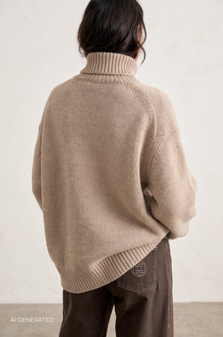 LR-PERLE 3 Pullover Sand