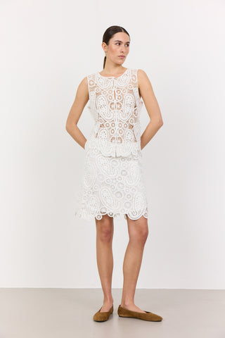 LR-LIVIA 2 Kjol Off white