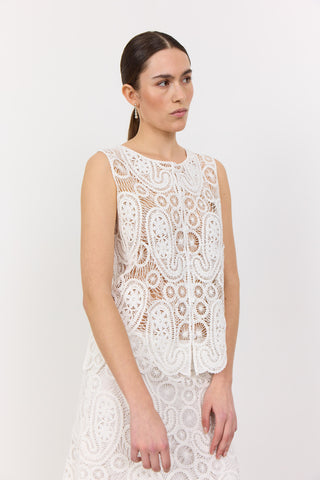 LR-LIVIA 3 Topp Off white