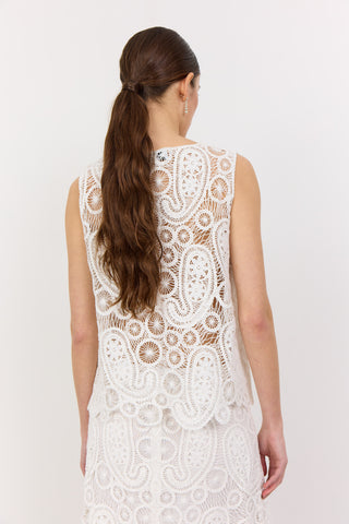 LR-LIVIA 3 Topp Off white