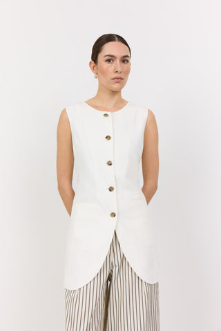 LR-LAURA 2 Väst Off white