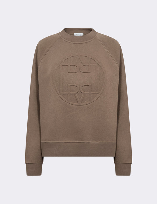 LR-NUKA 11 Sweatshirt Mörkbrun