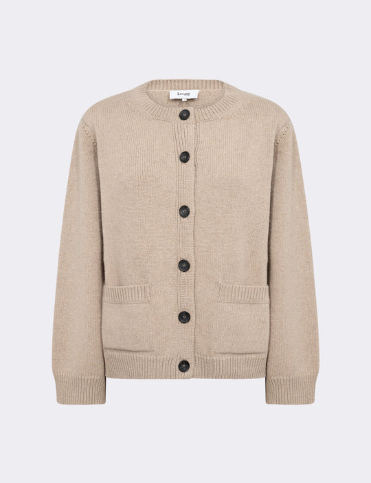 LR-PERLE 9 Cardigan Sand