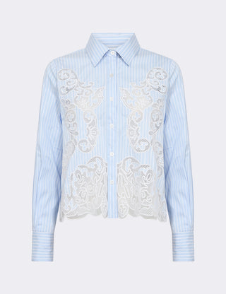 LR-PIPPIN 1 Skjorta Ljusblå