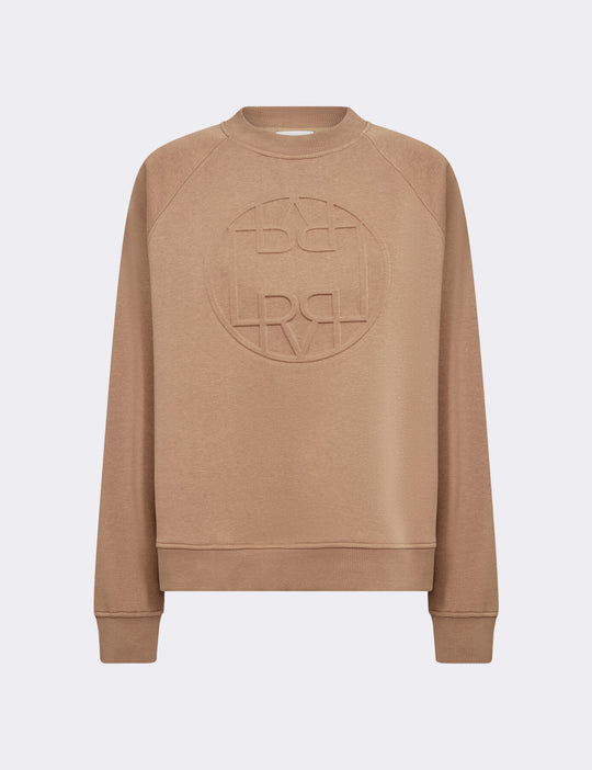 LR-NUKA 11 Sweatshirt Ljusbrun