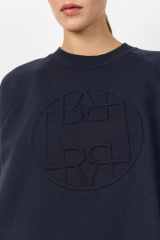 LR-NUKA 11 Sweatshirt mörkblå