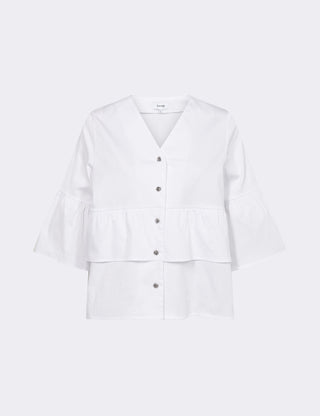 LR-ISLA SOLID 148 Blus Vit