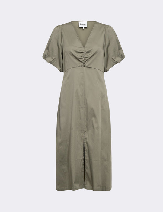 LR - ISLA SOLID 121 Klänning Brün