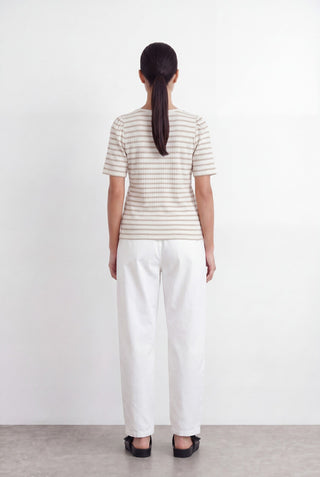 LR-NEDDIE 1 T-shirt Sand