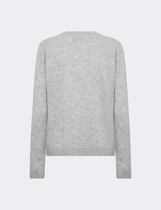 LR-ELOISE 1 Cardigan Ljusgrått