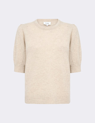 LR-ELOISE 16 Pullover Ljus sand