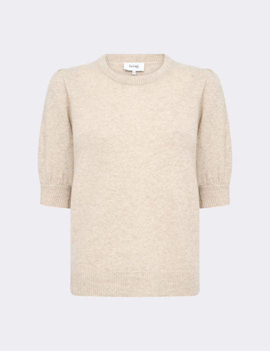 LR-ELOISE 16 Pullover Ljus sand