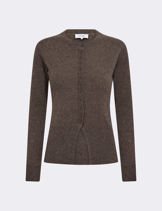 LR-ELOISE 21 Cardigan Mörkbrun
