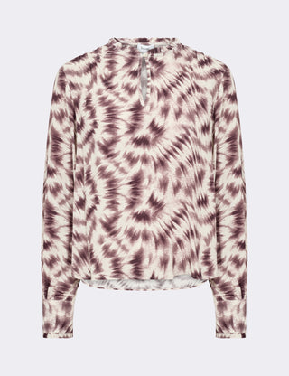 LR-NERISSA 3 Blus Bordeaux