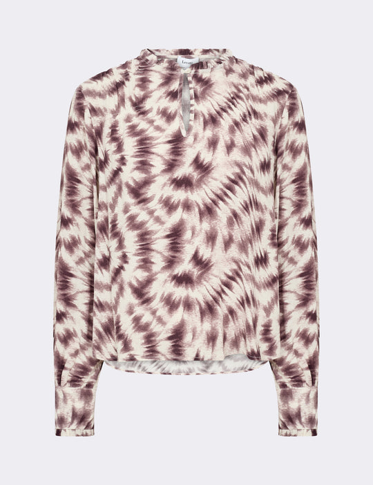 LR-NERISSA 3 Blus Bordeaux