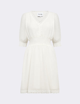 LR-LESLIE 1 Klänning Off white