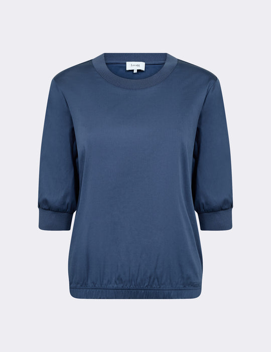 LR-ISLA SOLID 123 Blus Blå