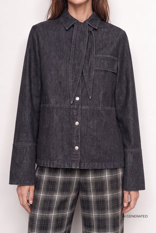 LR-TITUS 2 Skjorta Ljus denim