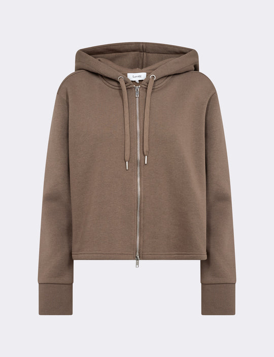 LR-NUKA 9 Sweatshirt Mörkbrun