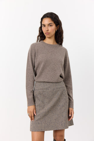 LR-ELOISE 2 Pullover Mörk sand