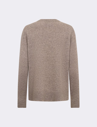 LR-ELOISE 2 Pullover Mörk sand