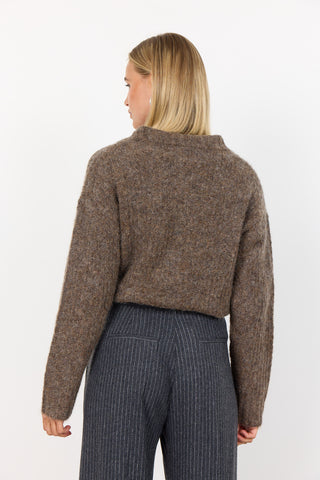 LR-INORA 2 Pullover Mörk sand