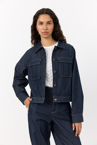 LR-INEZ 2 Jacka Mörk denim